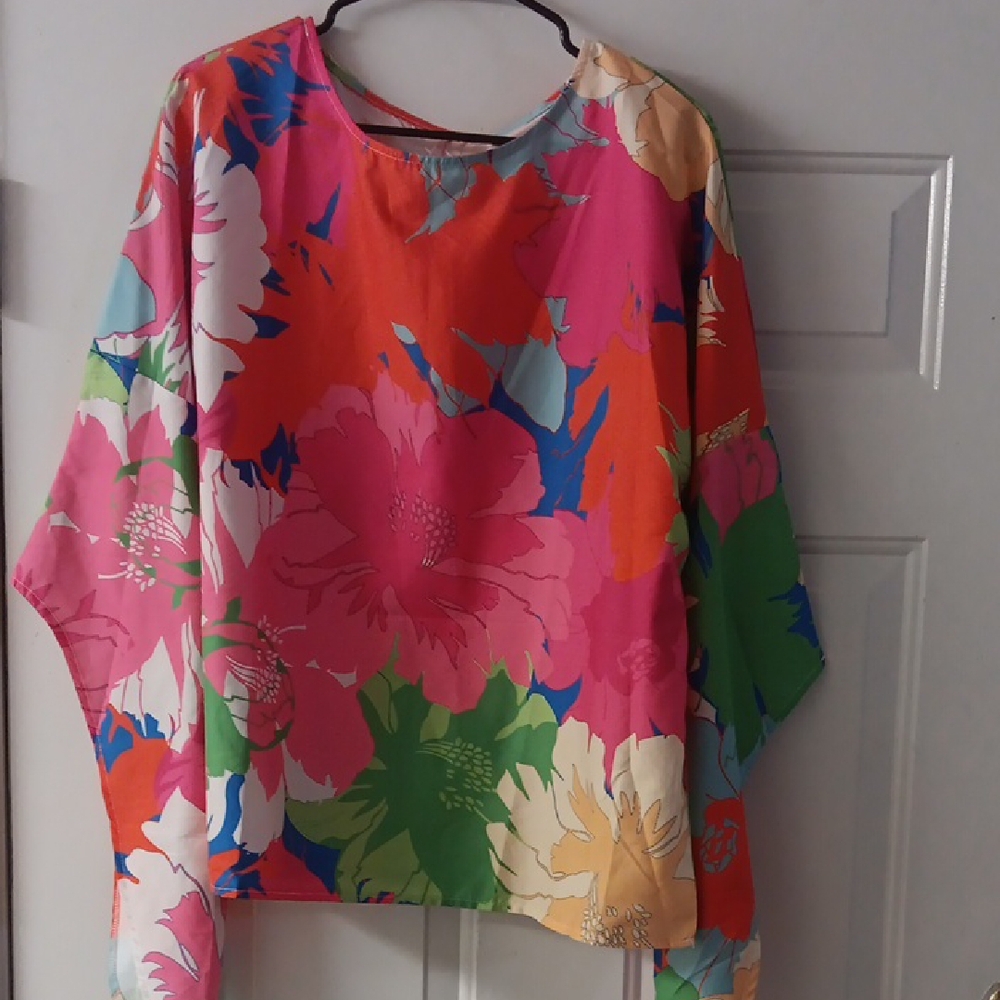 Floral Multicolor Women's Top